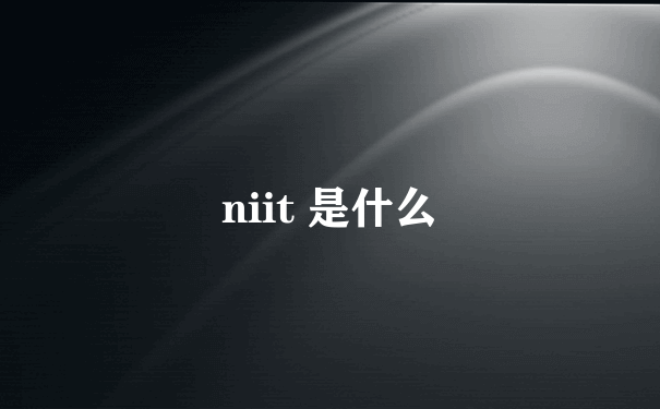 niit 是什么