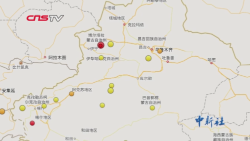 新疆精河县地震 新疆精河县地震发生于什么时候