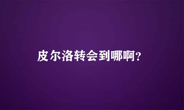 皮尔洛转会到哪啊？