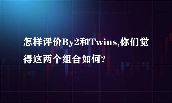 怎样评价By2和Twins,你们觉得这两个组合如何?