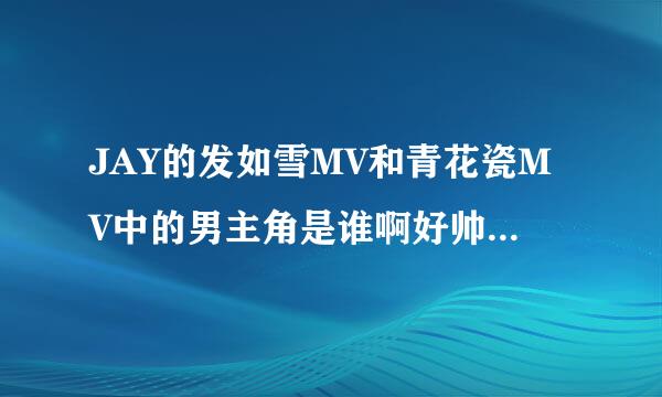 JAY的发如雪MV和青花瓷MV中的男主角是谁啊好帅的女主角是谁啊长得还可以