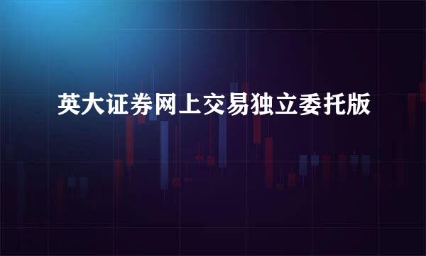 英大证券网上交易独立委托版