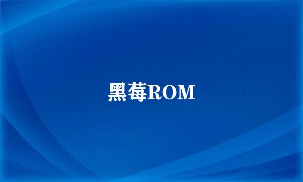 黑莓ROM