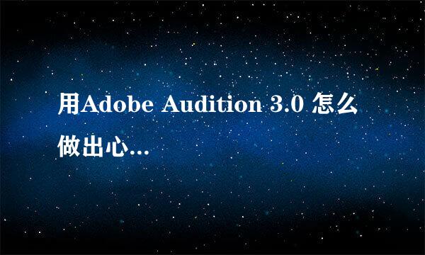 用Adobe Audition 3.0 怎么做出心里独白的音效？