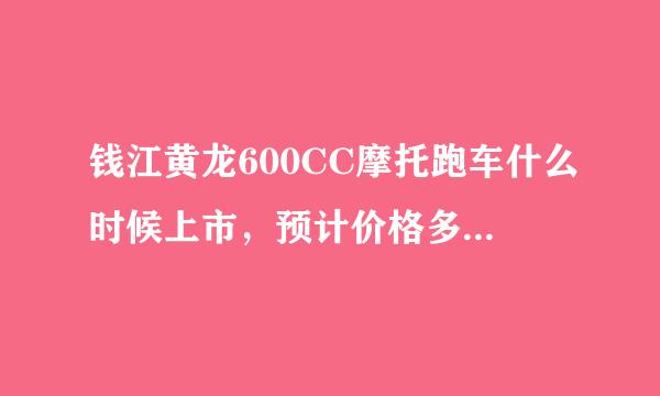 钱江黄龙600CC摩托跑车什么时候上市，预计价格多少？
期待啊