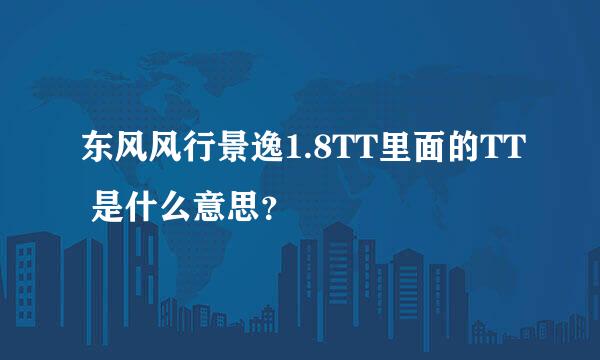 东风风行景逸1.8TT里面的TT 是什么意思？