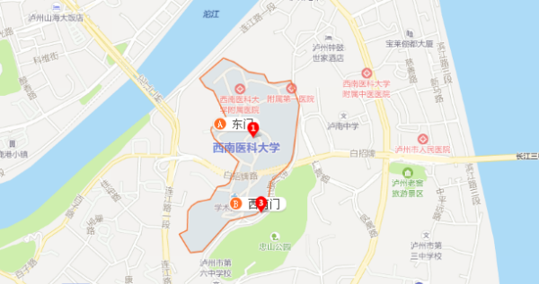 泸州医学院所有校区