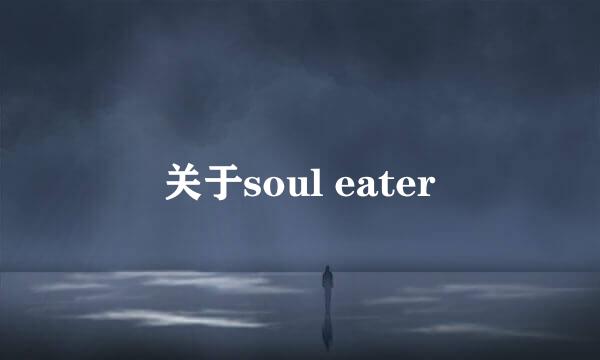 关于soul eater