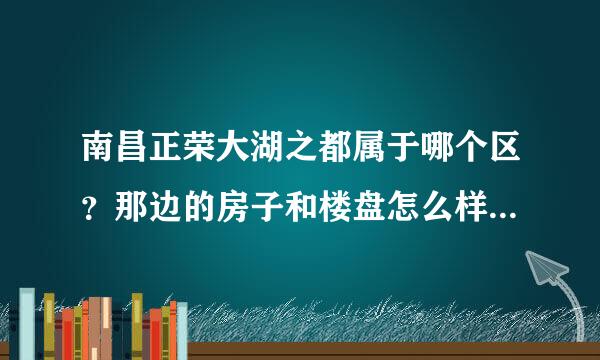 南昌正荣大湖之都属于哪个区？那边的房子和楼盘怎么样？好不好呢？是否以后有发展啊？公交车是否方便？