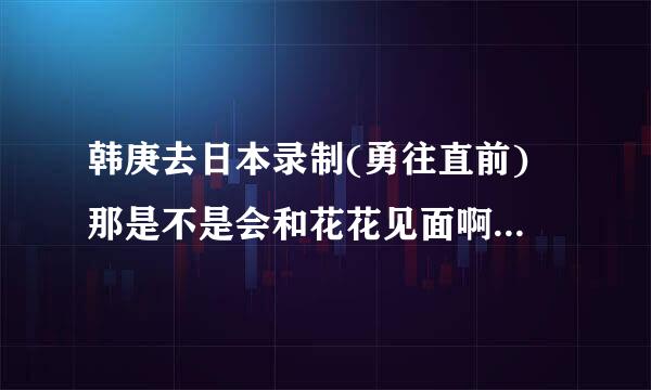 韩庚去日本录制(勇往直前)　那是不是会和花花见面啊　会和金在中见面吧?　嘉宾是东方神起吗