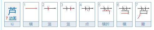 芦苇的拼音是什么