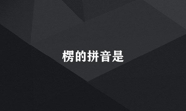 楞的拼音是