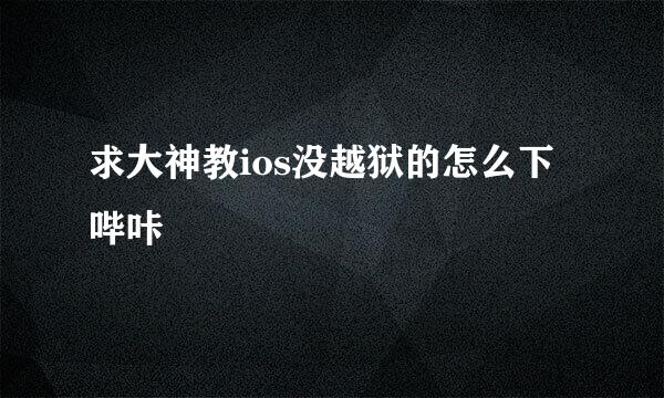 求大神教ios没越狱的怎么下哔咔