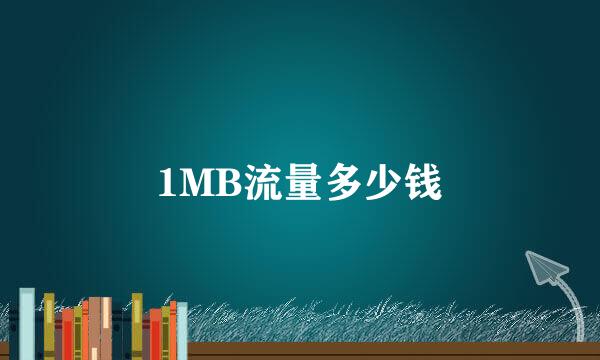 1MB流量多少钱