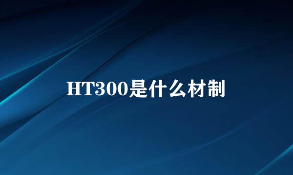 HT300是什么材制