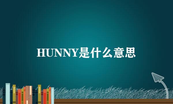 HUNNY是什么意思