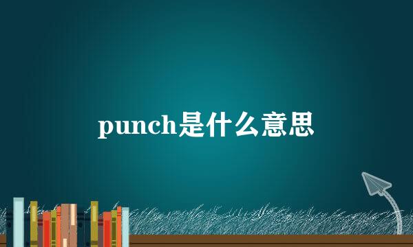 punch是什么意思