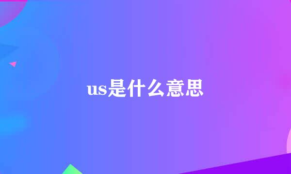 us是什么意思