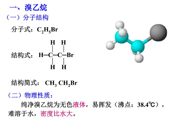 卤代烃水解反应和消去反应方程式