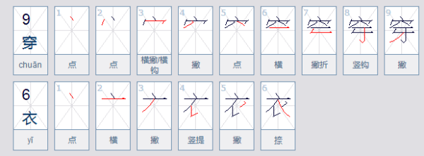 穿衣的拼音是什么