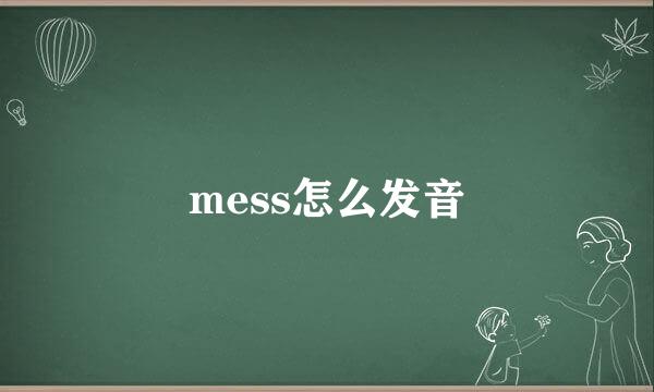 mess怎么发音