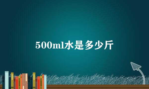 500ml水是多少斤