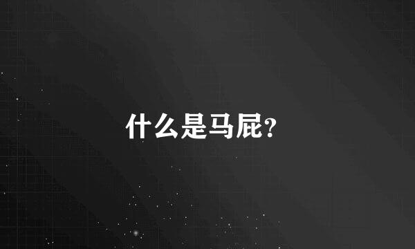 什么是马屁？