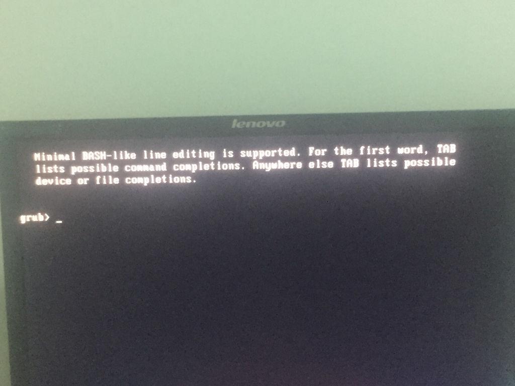 电脑出现grub 怎么办？