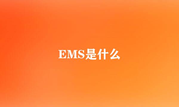 EMS是什么