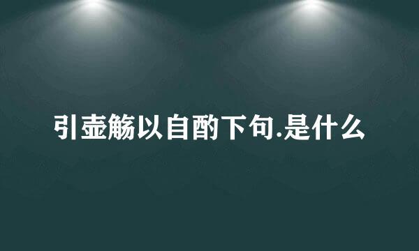 引壶觞以自酌下句.是什么