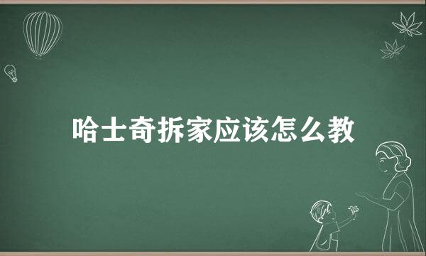 哈士奇拆家应该怎么教