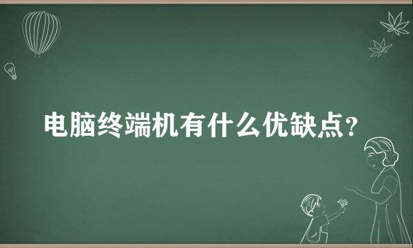 电脑终端机有什么优缺点？