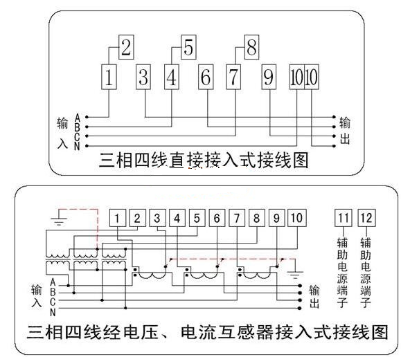 三相电表怎么接