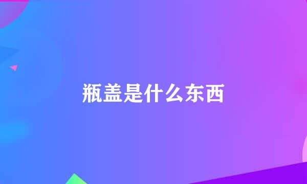 瓶盖是什么东西