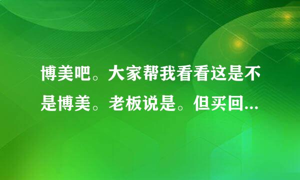 博美吧。大家帮我看看这是不是博美。老板说是。但买回来朋友说像萨摩耶。