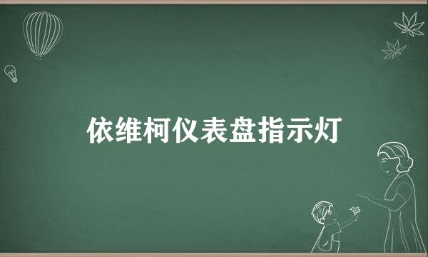 依维柯仪表盘指示灯