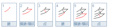 多笔顺怎么写呀