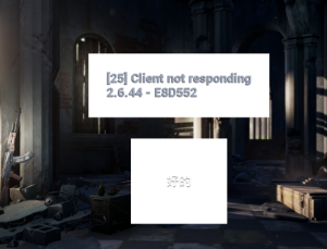 绝地求生出现 client not responding