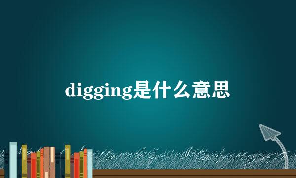 digging是什么意思