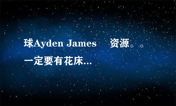 球Ayden James 旳资源。。 一定要有花床单的那部。。RF下载的也OK。