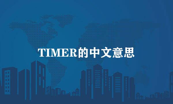 TIMER的中文意思