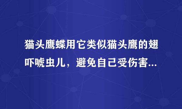 猫头鹰蝶用它类似猫头鹰的翅吓唬虫儿，避免自己受伤害，这是一种本能行为还是学习行为？