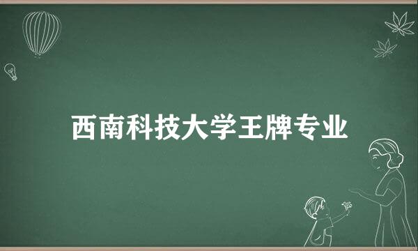 西南科技大学王牌专业