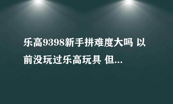 乐高9398新手拼难度大吗 以前没玩过乐高玩具 但是上过乐高课 会很难吗