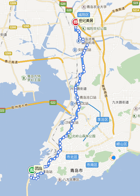 青岛305公交路线