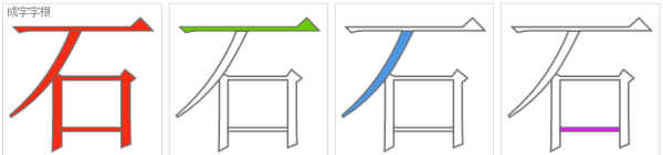 石字打五笔怎么打