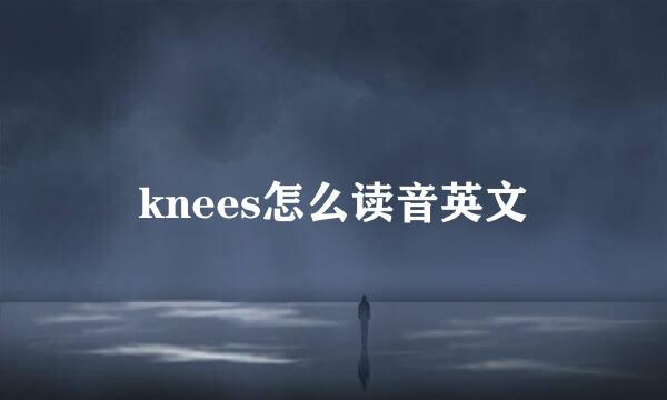 knees怎么读音英文