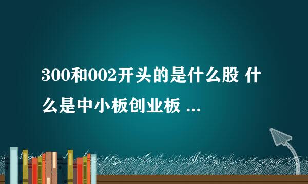 300和002开头的是什么股 什么是中小板创业板 哪种股票风险大