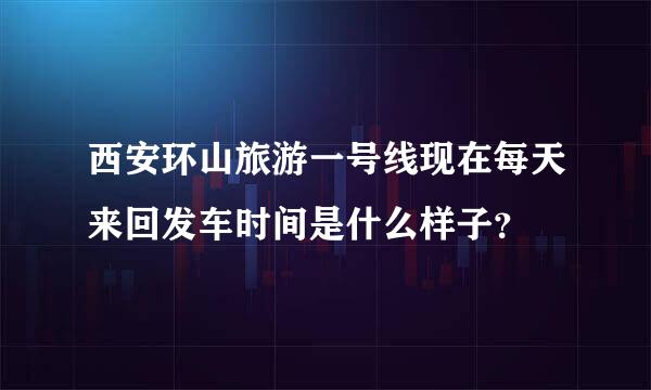 西安环山旅游一号线现在每天来回发车时间是什么样子？