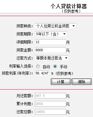 51人品贷借8000一年后换10650合法吗